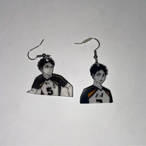 Haikyuu Akaashi Earrings Custom-made